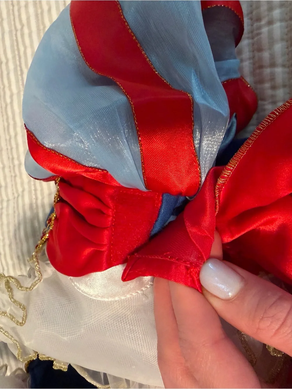 Disney Snow White Princess Dress with Red Capelet